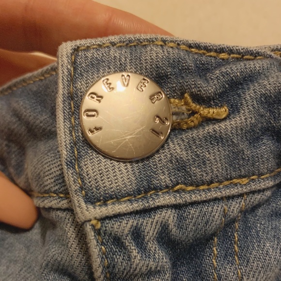 FOREVER 21 Festival denim shorts size 26 - Picture 3 of 5